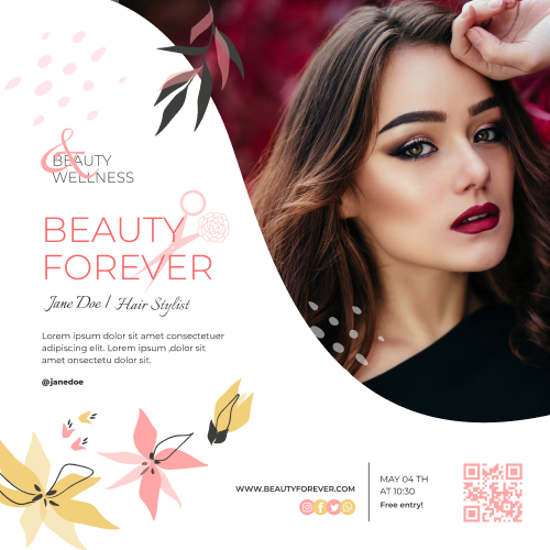 social media ad for beauty clinic