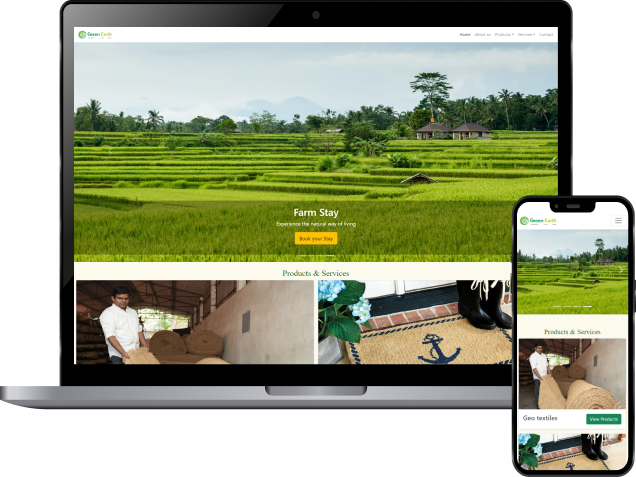Greenearth living website